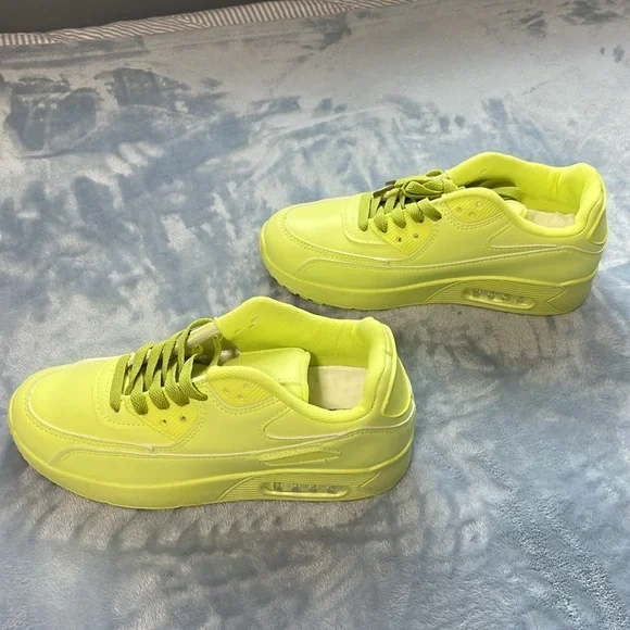 Cape Robbin Bright Yellow Green Sneakers - Picture 5 of 10